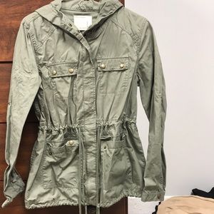 Green army jacket